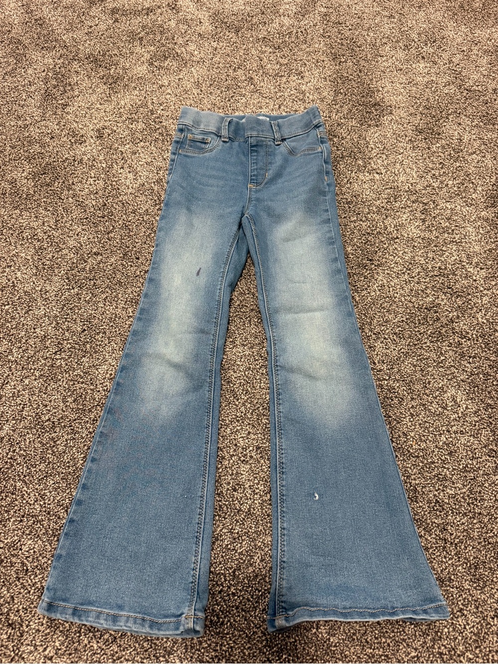 Size Medium 7/8 Wonder Nation Medium Wash Flare Jegging